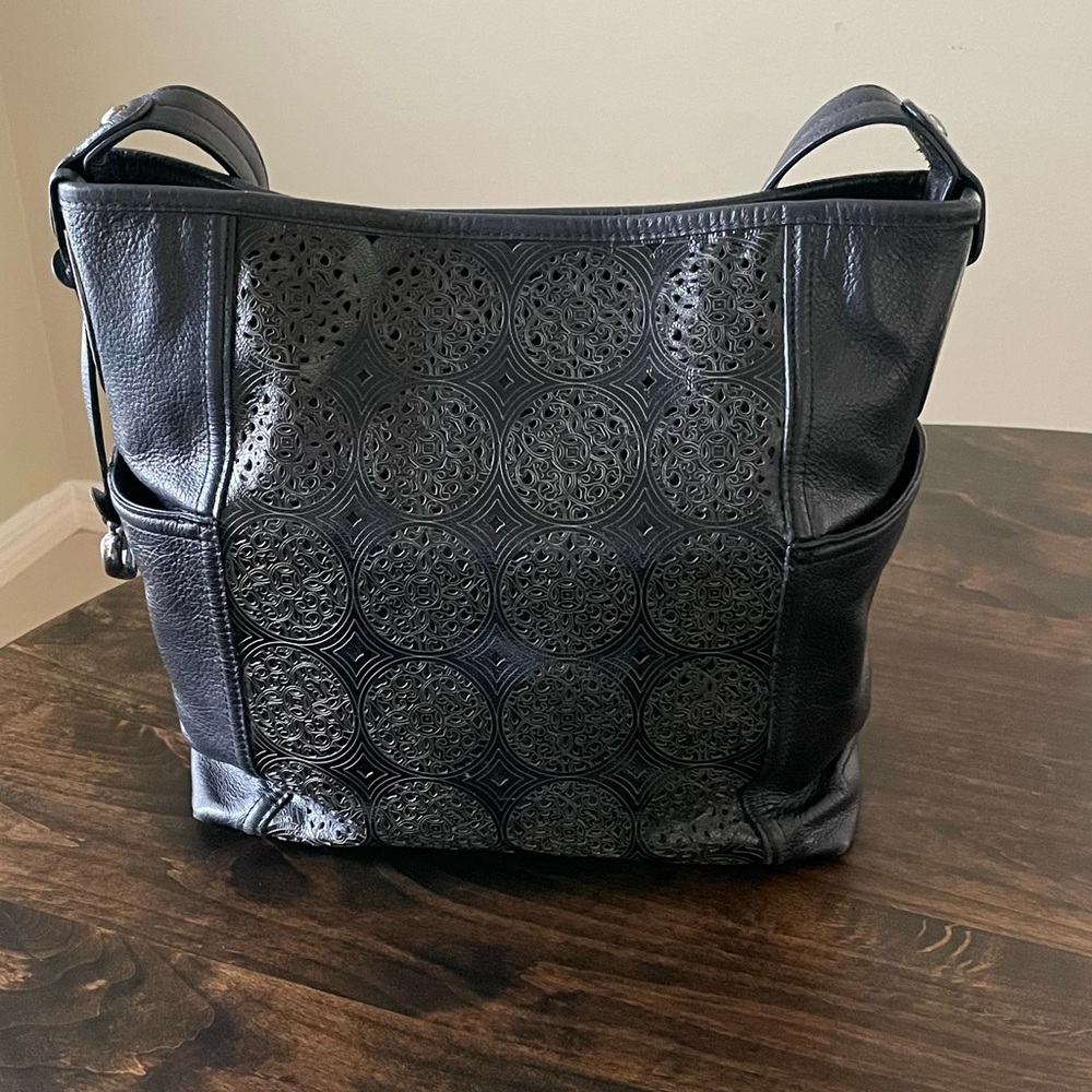 Brighton Soraya Black Leather Bag